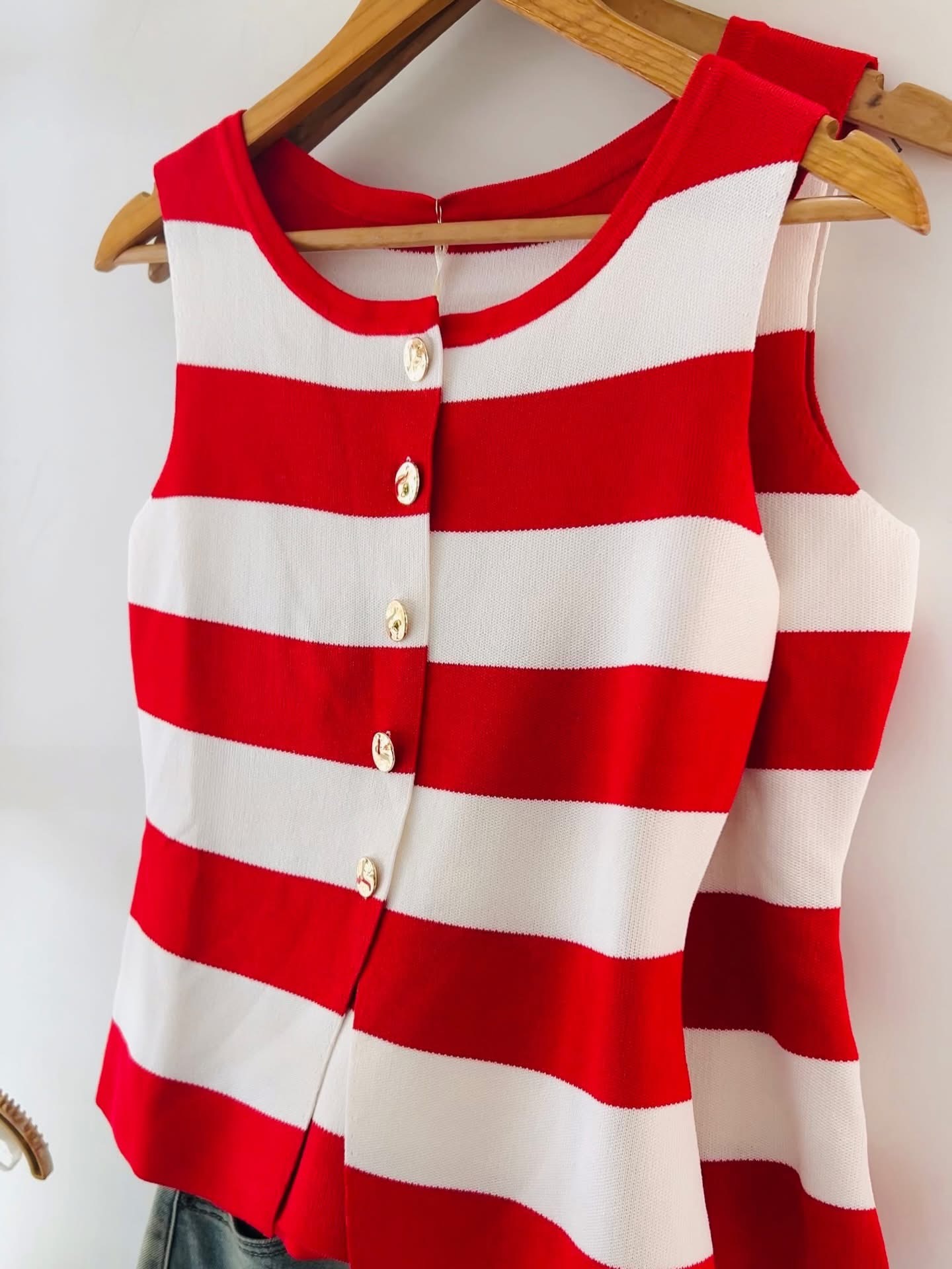 Riviera Stripes- Red